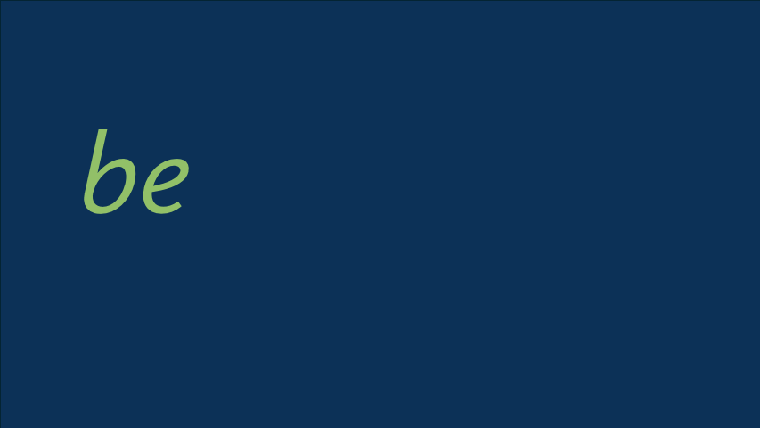 Das Bild zeigt eine typografische Animation des Logos von bewise Consulting. grüne und graue Schrift vor dunkelblauem Hintergrund.