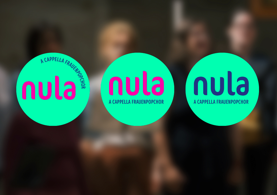 Drei Social Media Logos für den a cappella Frauenpopchor nula